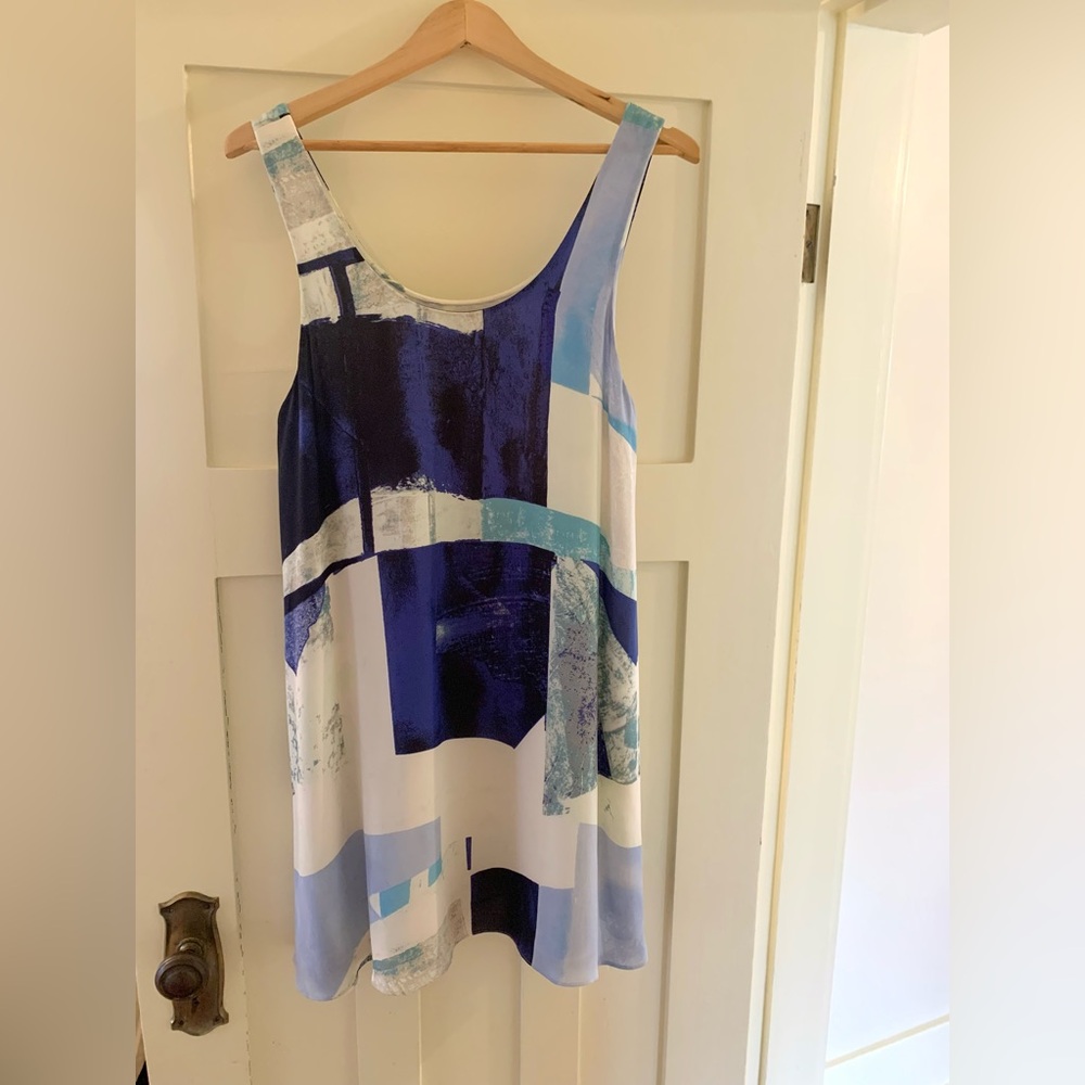 vintage Aritzia 100% silk minidress 🩵🪻worn once
